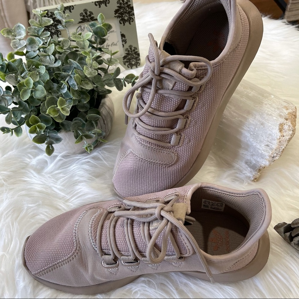 KIDS ADIDAS sneakers 6 1/2 NEUTRAL colored sporty - Picture 10 of 10